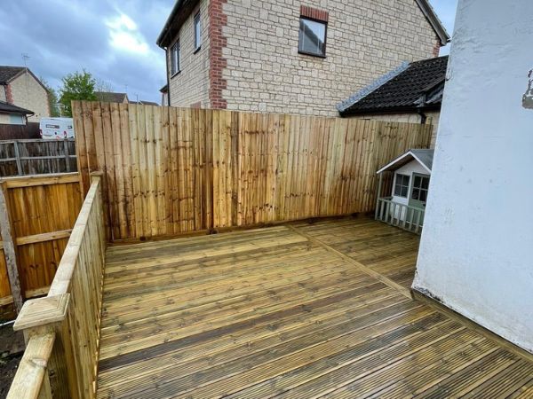Wooden Decking in Swindon